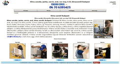 Desktop Screenshot of 0-24klima.hu